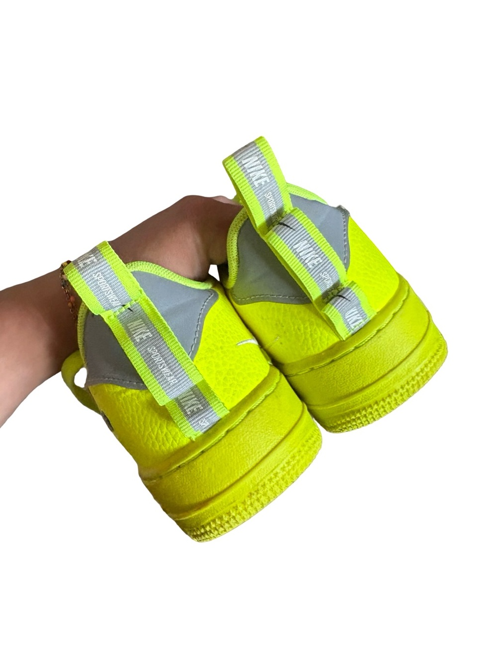 Neon yellow Air Force kids 6.5Y - Picture 2 of 15
